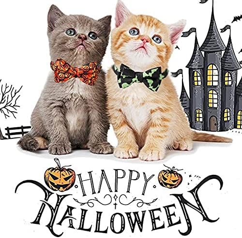 Ochıne Cadılar Bayramı Kedi/Köpek Yaka ile Çıkarılabilir Papyon ve Çan, Köpek Mont Pijama Yumuşak Pjs Kış Giysileri