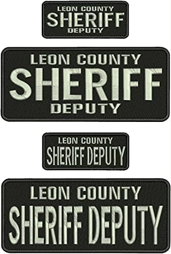 İşlemeli Yama-Kadın Erkek için Yamalar-Leon County Şerif Yardımcısı