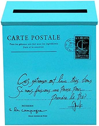LSG Posta Kutusu-Retro Vintage Avrupa Açık Duvara Monte Posta Kutusu Posta Kutusu Güvenli Posta Kutusu Dışında Posta Kutuları