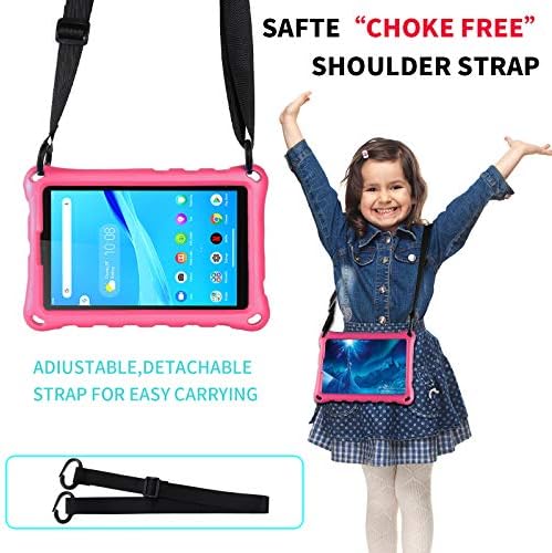 Çocuklar Lenovo Tab M8 HD / Akıllı Tab M8 2019 8 İnç, EVASONİCA EVA Darbeye Dayanıklı Katlanabilir Kolu Kickstand Tablet Kapak