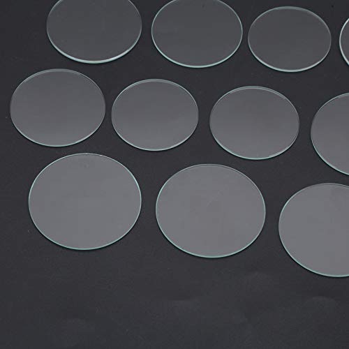 Düz Cam Lens, Mineral Cam Lens İzle Lens 21 adet 35‑45mm Yüksek Sıcaklığa Dayanıklı 35‑45mm Endüstriyel Malzemeler için