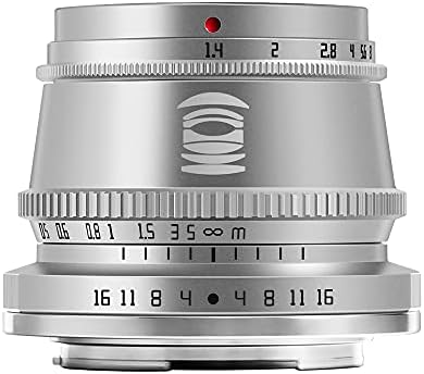 TTArtisan 35mm F1. 4 APS-C Kamera Lens Gümüş Versiyonu Gibi Sony E Dağı Kameralar için A5000、A6000、A6100、A6300、A6400、A6500、A6600、NEX-5、NEX-7