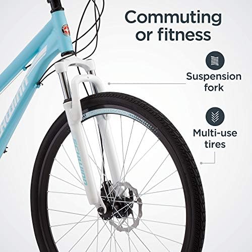 Schwinn GTX Comfort Yetişkin Hibrit Bisiklet, Çift Spor Bisiklet, Alüminyum 16-20 İnç Çerçeve, Çoklu Renkler