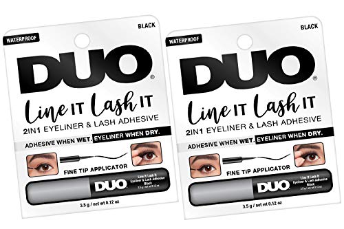 DUO Line IT Lash IT (2n1 Eyeliner ve Kirpik Yapıştırıcısı), 2'li Paket