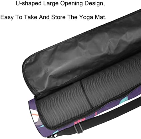 Yoga Paspaslar çanta depolama Yoga Mat kapak Yoga ekipmanları çanta renkli Boho tüyler ok koyu