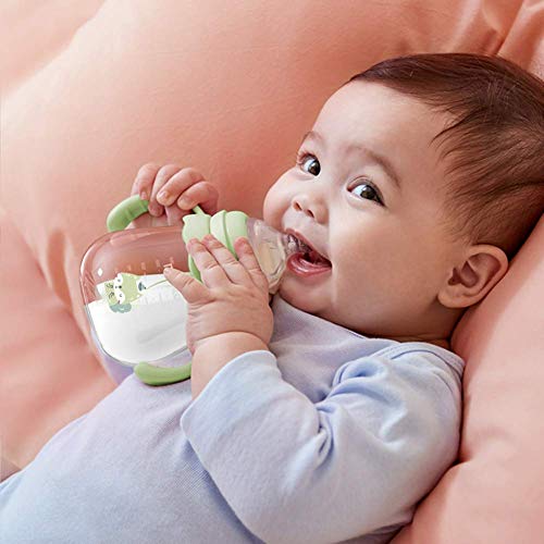 PATATES Camı Bebek Şişeleri, Hızlı Akışlı Emzikli Anti-Kolik Emzirme Şişeleri, 6-12 Aylık Bebekler için Uygun, 2 Değiştirilebilir
