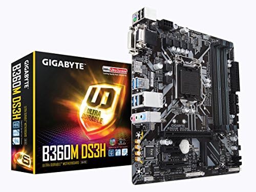 GİGABYTE B360M DS3H (LGA1151 / Intel / Mikro ATX / USB 3.1 Gen 1 (USB3.0) Tip A / DDR4 / Anakart)