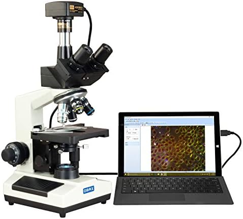 OMAX 40X-2000X Süper Hızlı USB3 18MP Dijital Darkfield Trinoküler LED Lab Mikroskop Canlı Kan için