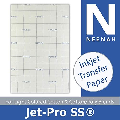 Neenah Coldenhove Jet-Pro SS (Yumuşak Streç) Isı Transfer Kağıtları, 8,5 x 11, 50 Sayfalık Paket