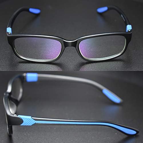 Okuma gözlüğü mavi ışık Engelleme kaymaz gözlük Konfor okuyucular Erkekler kadınlar için Anti UV ışını gözlük 2 Paket