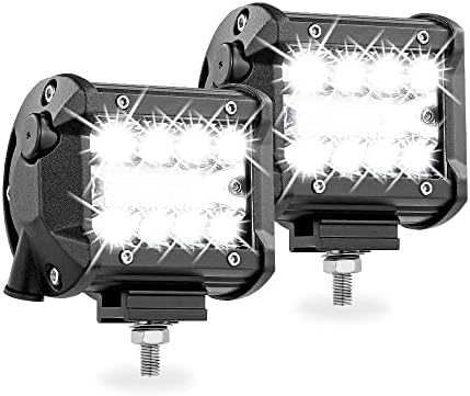 4 inç LED Sis Farları Kamyonlar için, 60 W Off Road LED bakla ile havalandırma nokta sel Combo kamyonlar için ışıkları ATV