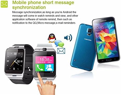Corelink Bluetooth akıllı kol saati Kilidini Seyretmek Telefon Dokunmatik Ekran ile NFC Kamera Pedometre için iPhone Android