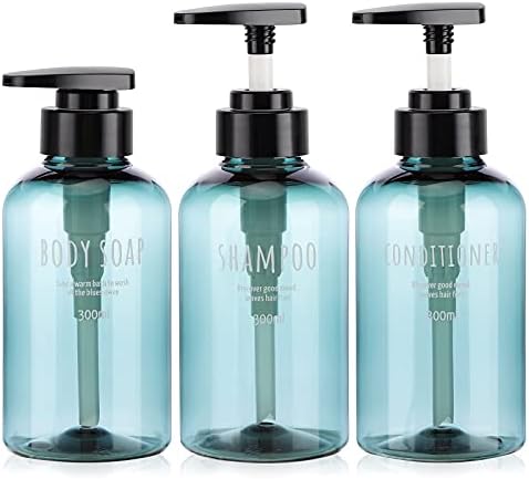 6 Paket Doldurulabilir Pompa Şişeleri için Duş, Segbeauty 16.9 oz & 10.1 oz Dağıtıcı Şişeler için Sıvı Vücut Sabunu Şampuan