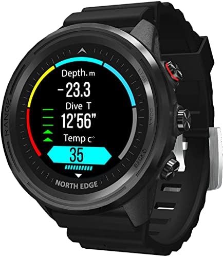 Akıllı saat Erkekler için spor ızci Açık Su Geçirmez Irtifa Basınç Pusula Termometre Kalp Hızı Yap-GPS İşlevli Dalış İzle