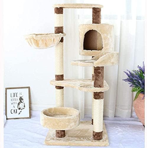 Haieshop Kedi Ağacı Kulesi Kedi Ağacı Kınamak Tırmalama Mesajları Sisal Yatak Oyuncaklar Scratcher Kulesi Kedi Ağacı Tırmalama