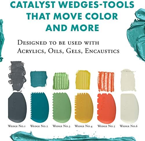 Princeton Catalyst Araçları, Tekstüre ve Hareketli Boya için Sanat Malzemeleri, Kama-Beyaz