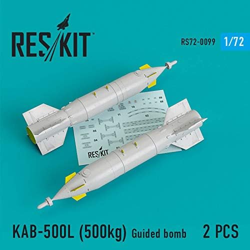Reskıt RS72-0099 - 1/72 – Reçine KAB-500L (500kg) Güdümlü Bomba 2 adet Reçine Detayı