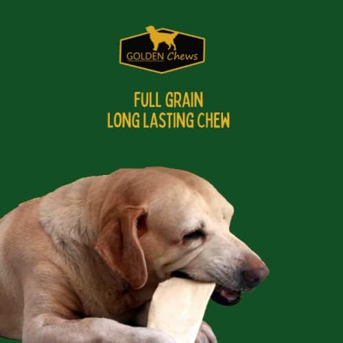Altın Doğal Ham Deri Cipsleri Çiğniyor-Premium Uzun Ömürlü Köpek Muameleleri