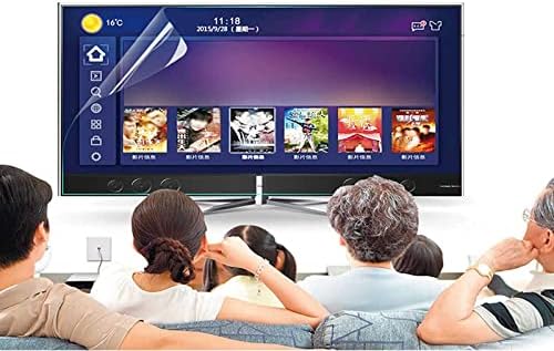 PET TV Ekran Koruyucu, Anti-Scratch LCD ekran Koruyucu Film için 32-75 inç TV, ışık Yumuşak Yapmak, Herkes için Uygun