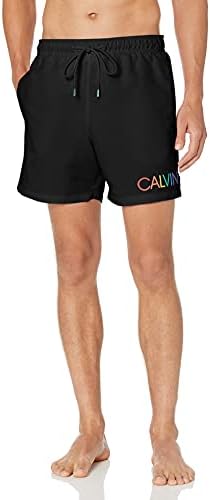 Calvin Klein Erkek Elastik Bel Hızlı Kuru Swim Trunk
