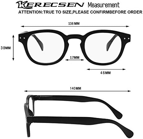 Okuma gözlüğü Seti 5 Kalite Moda Okuyucular Bahar Menteşe Gözlük Okuma için (5 Paket Mix Renk, 1.50)