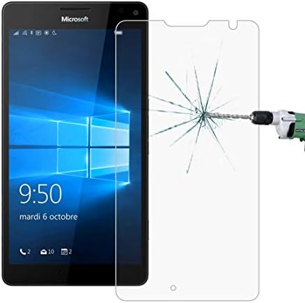 MENGFENG Cep Telefonu Ekran Koruyucu ıçin Uyumlu Microsoft Lumia 950 XL 0.26 mm 9 H Yüzey Sertlik 2.5 D Patlamaya Dayanıklı