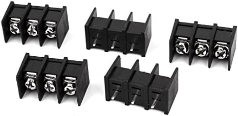 Aexıt 300 V 20A Ses ve Video Aksesuarları ZB45 3 P 8mm Pitch Vida Terminali Bariyer Blokları Konnektörler ve Adaptörler Siyah