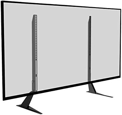 Atlantic Masa Üstü TV Sehpası-Evrensel Ayarlanabilir Masa Üstü TV Sehpası, Yüksekliği Ayarlama, 42 inç ve 66 lbs'ye kadar Düz