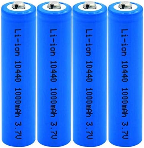 Yeni İYON Lityum Piller 10440 İYON Lityum Yedek Hücreleri 3.7 v 1000 mAh için Fare Elektrikli Tıraş Makinesi Torch-4pcs